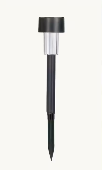 Садовий світильник на сонячній батареї для газону Біле тепле світло (1710)