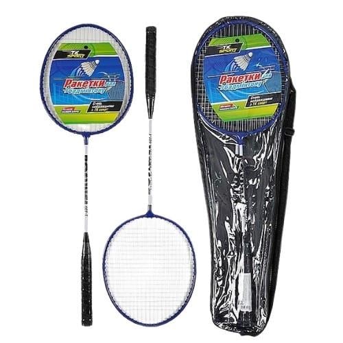 Ракетки для бадминтона в чехле TK Sport C70226 Синий (2972277495)