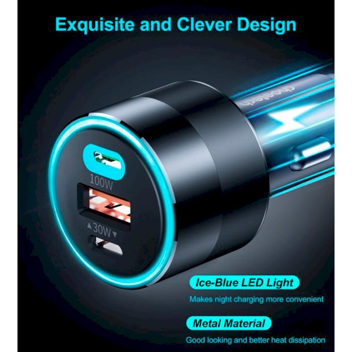 Зарядний пристрій Choetech TC0011 3xUSB 124W Black (TC0011-BK) - фото 4 Зарядний пристрій Choetech TC0011 3xUSB 124W Black (TC0011-BK) - фото 4