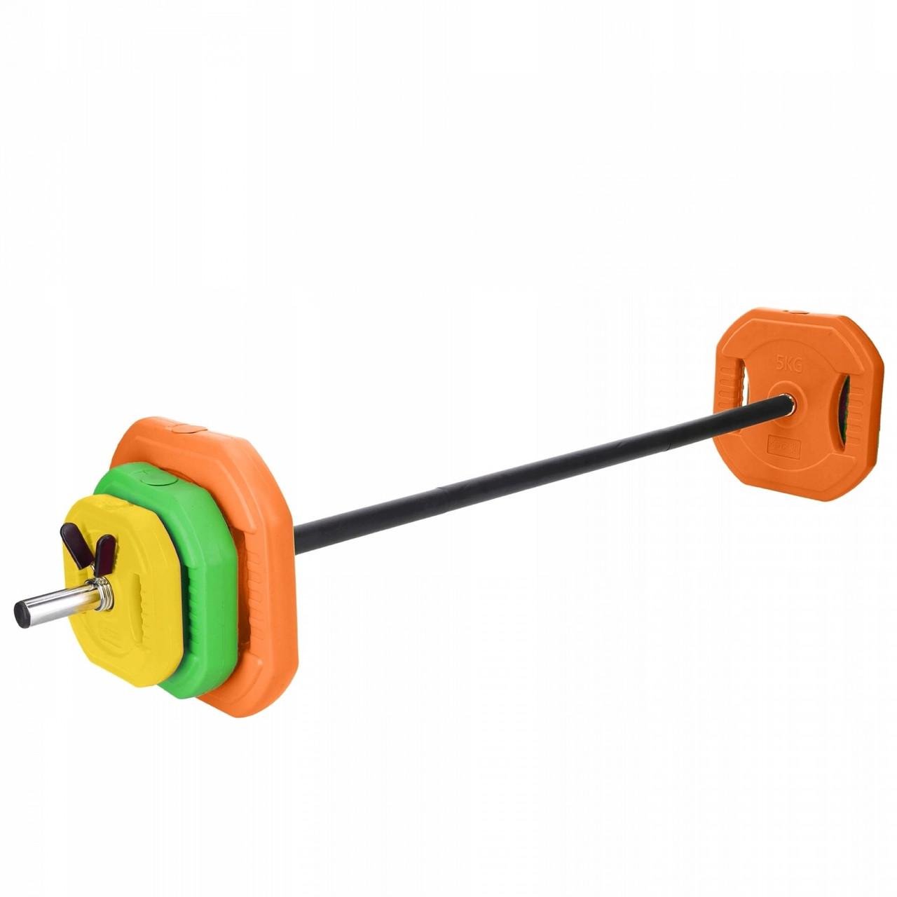 Штанга для фітнесу 4fizjo Fitness Pump 20 кг (P-5907739315656)