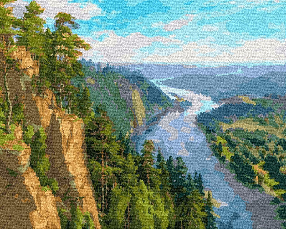 Картина по номерам Brushme "Северная река" 40х50 см (BK-GX37178) Картина по номерам Brushme "Северная река" 40х50 см (BK-GX37178)