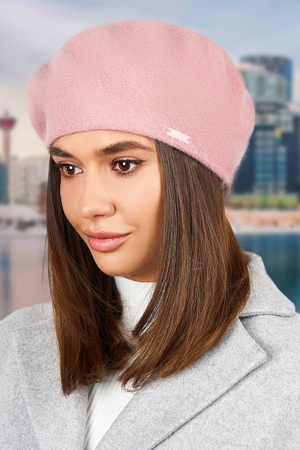Берет жіночий вовняний Braxton Кристина Темний пудровий (5152/26479419)