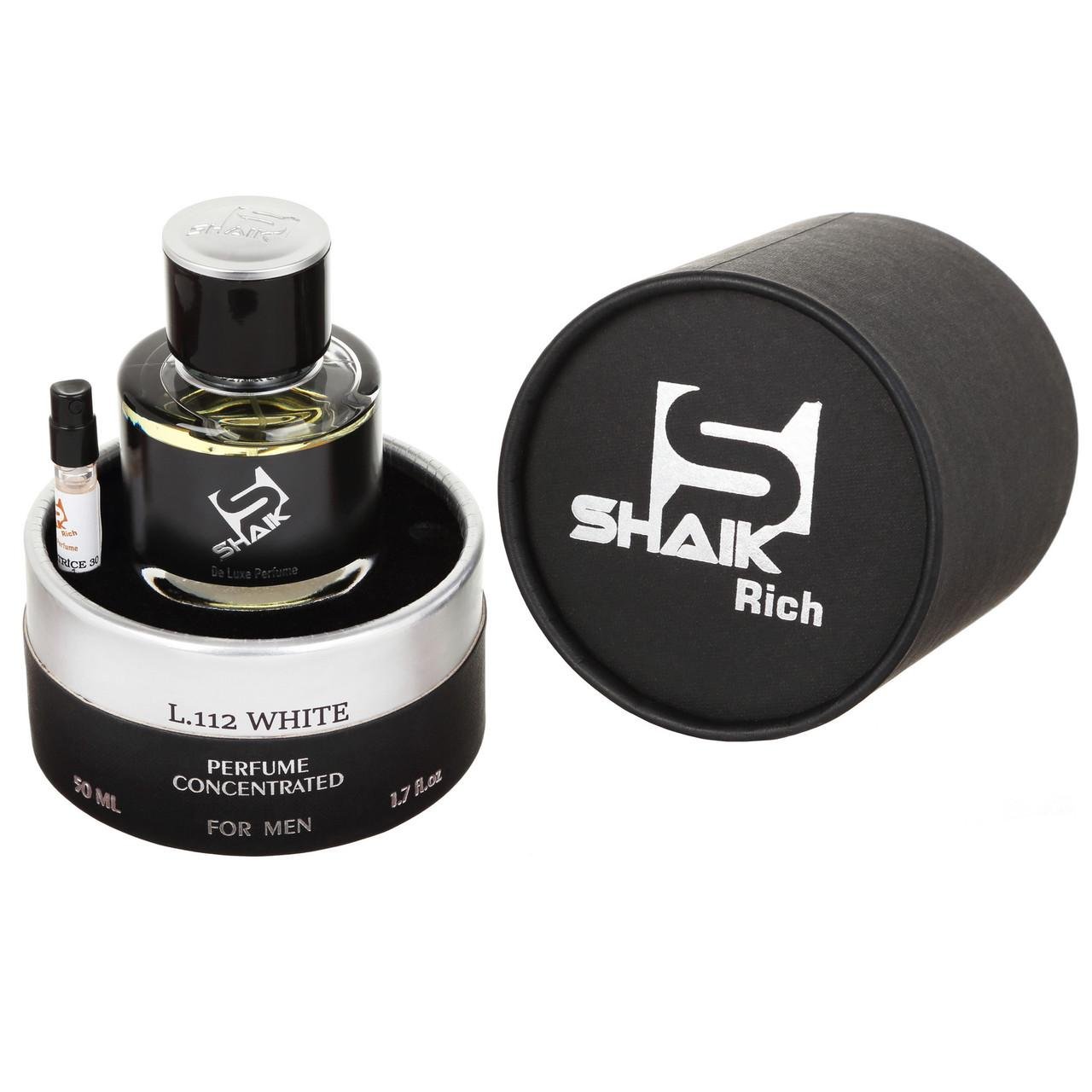 Парфуми чоловічі SHAIK Rich L.112. White 50 мл (330)