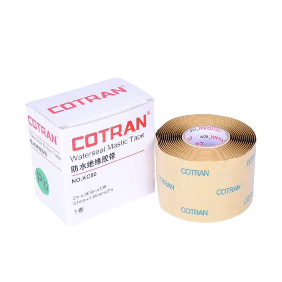 Лента герметизирующая Cotran KC80-9228 до 600 В из резиновой мастики рулон 3 м (000047602_2) Лента герметизирующая Cotran KC80-9228 до 600 В из резиновой мастики рулон 3 м (000047602_2)