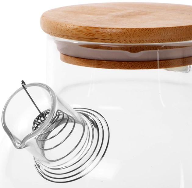 Чайник заварювальний Shamsi Gunfu скляний з металевим ситом 1,2 л - фото 3 Чайник заварювальний Shamsi Gunfu скляний з металевим ситом 1,2 л - фото 3