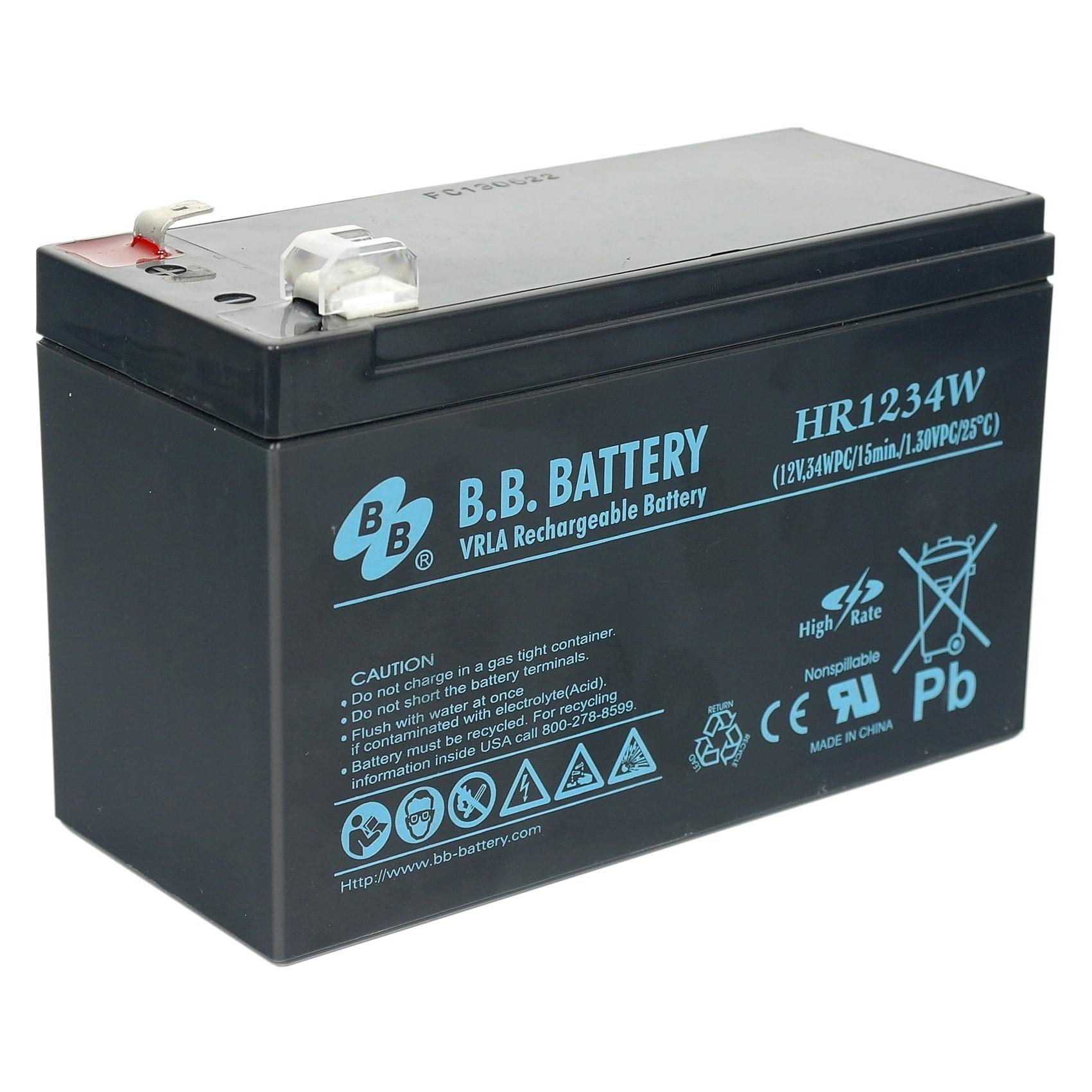 Акумулятор для ДБЖ B.B. Battery HR1234W 12 В 9 Ач (20585400)