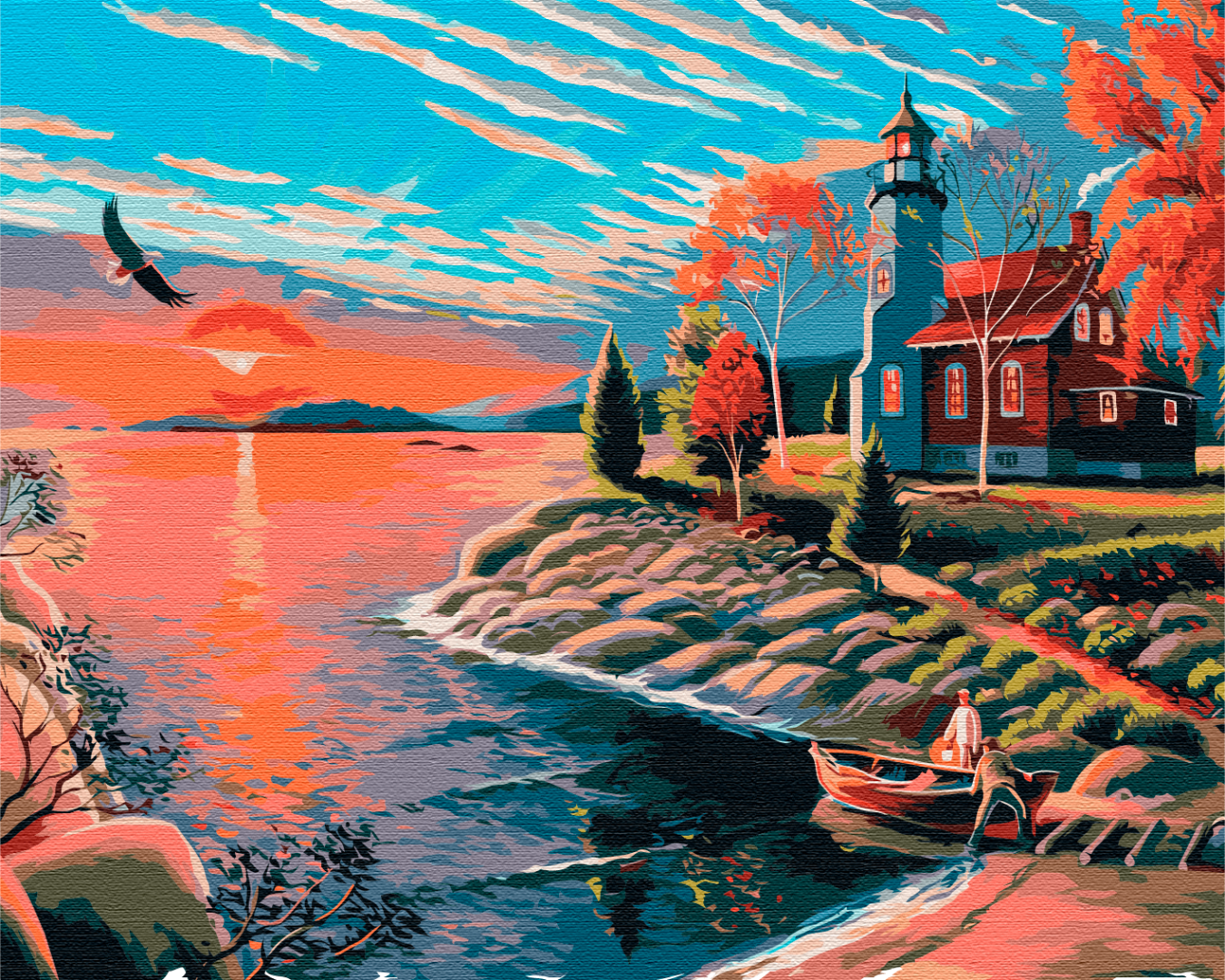 Картина по номерам Brushme Живописное утро 48x60 см (BS51584L)