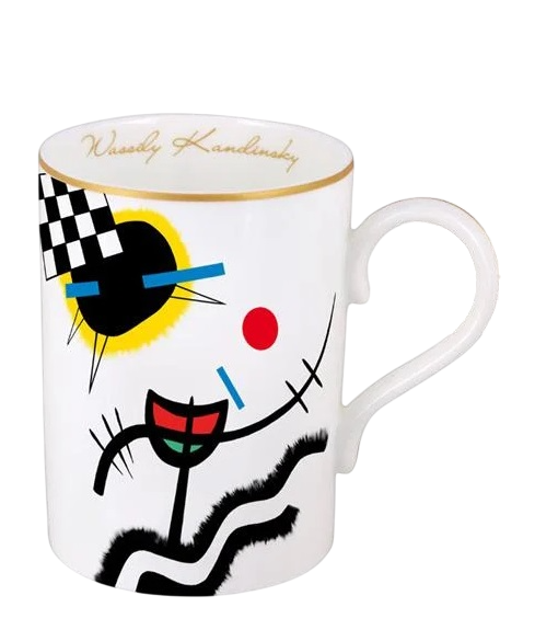 Чашка Carmani В. Кандинский Контрастные звуки 400 мл 11 см (046-0207)