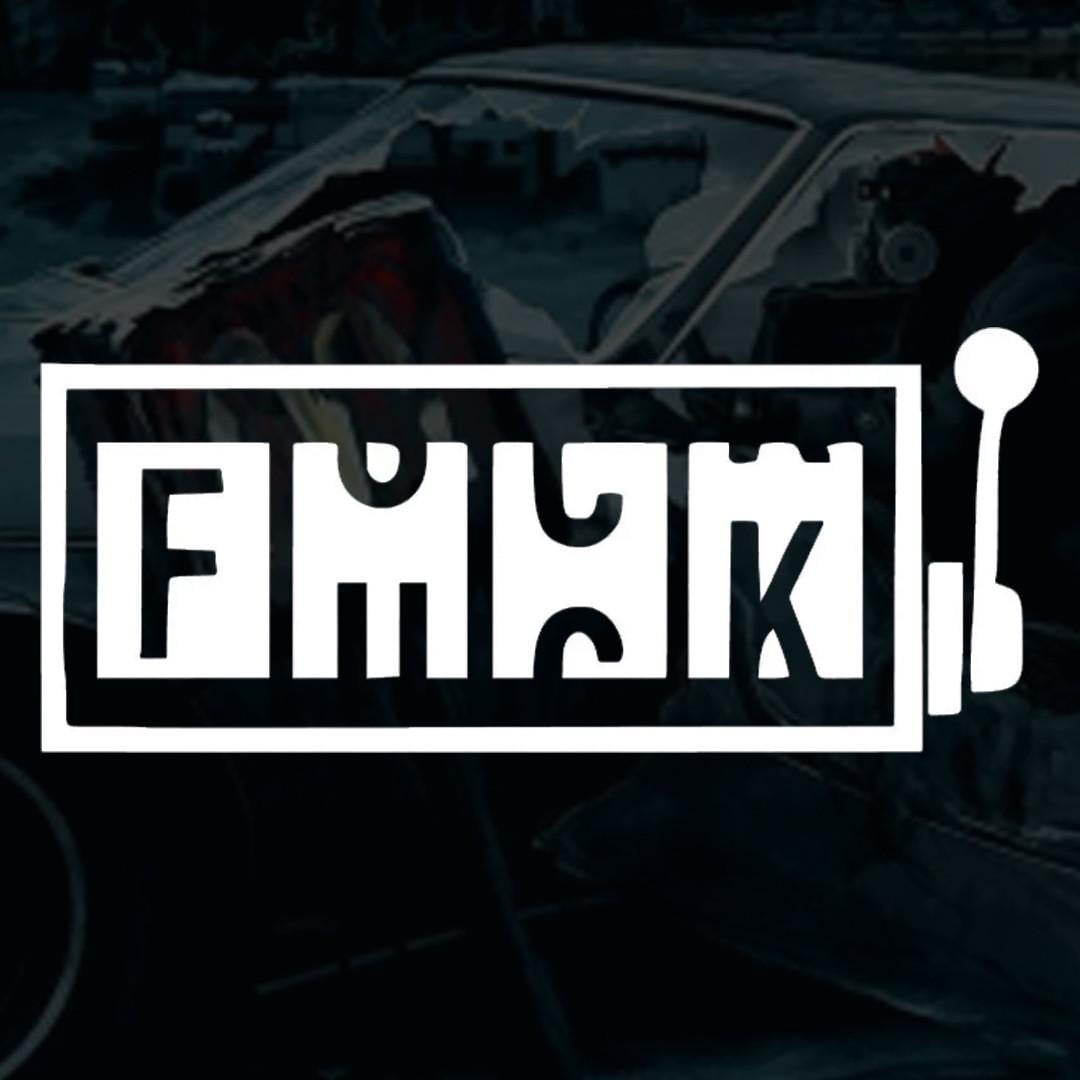 Наклейка автомобильная с рисунком Игровой автомат и монтажная пленка 22х10 см (2098524376)