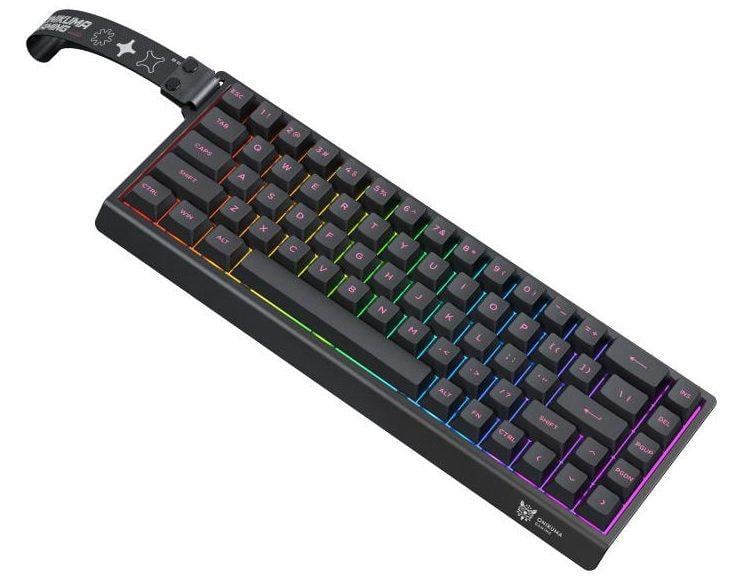 Ігрова механічна клавіатура Onikuma MT-63 бездротова з RGB підсвічуванням для ПК ігор та геймінгу Чорний