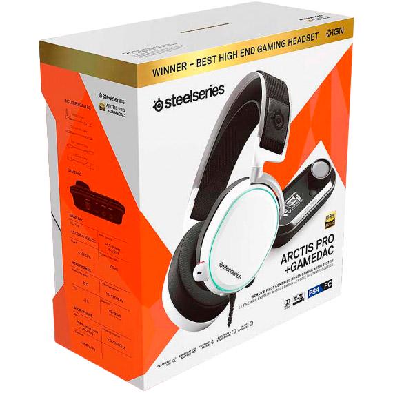 Ігрові навушники SteelSeries Arctis Pro + GameDac White (61454) - фото 10