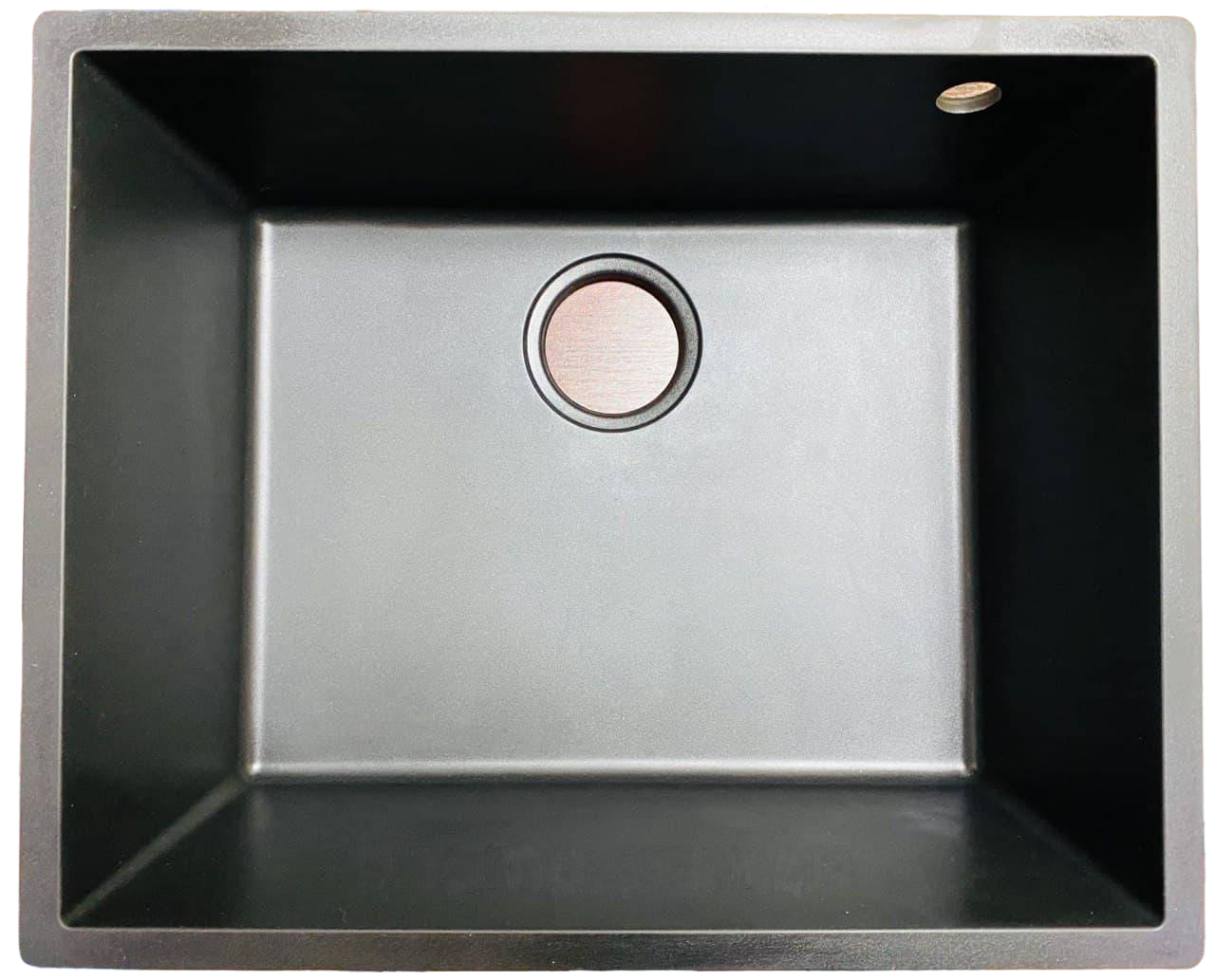 Мойка кухонная Platinum Оasis 5444 матовая Черный (230808)