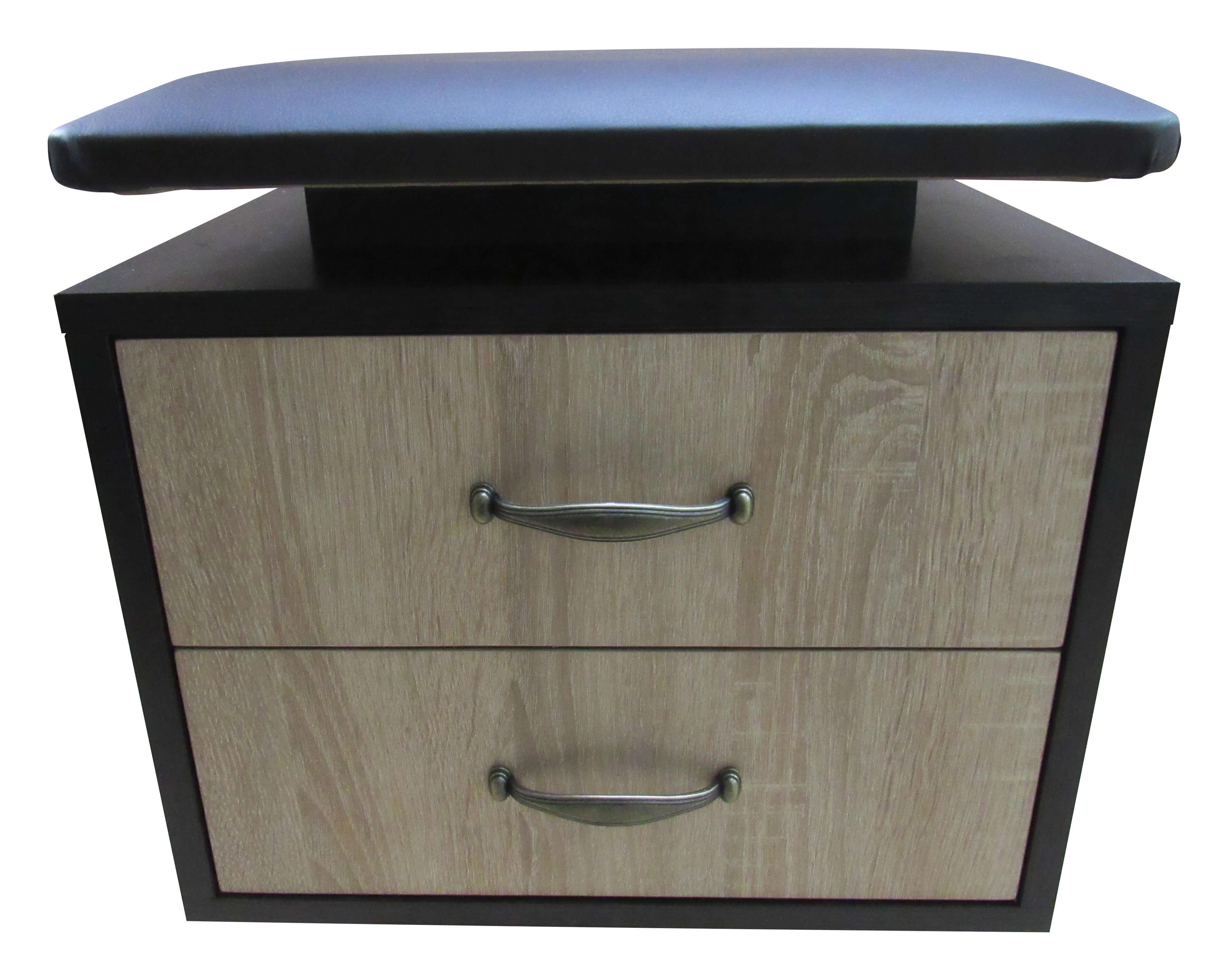 Пуф-тумба МАКСИ-МЕбель Фарго плюс ткань 3 категория Венге магия/Дуб сонома (5102562)