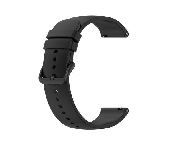 Ремешок Silicone для смарт-часов Motorola Moto Watch 120/100 22 мм Черный