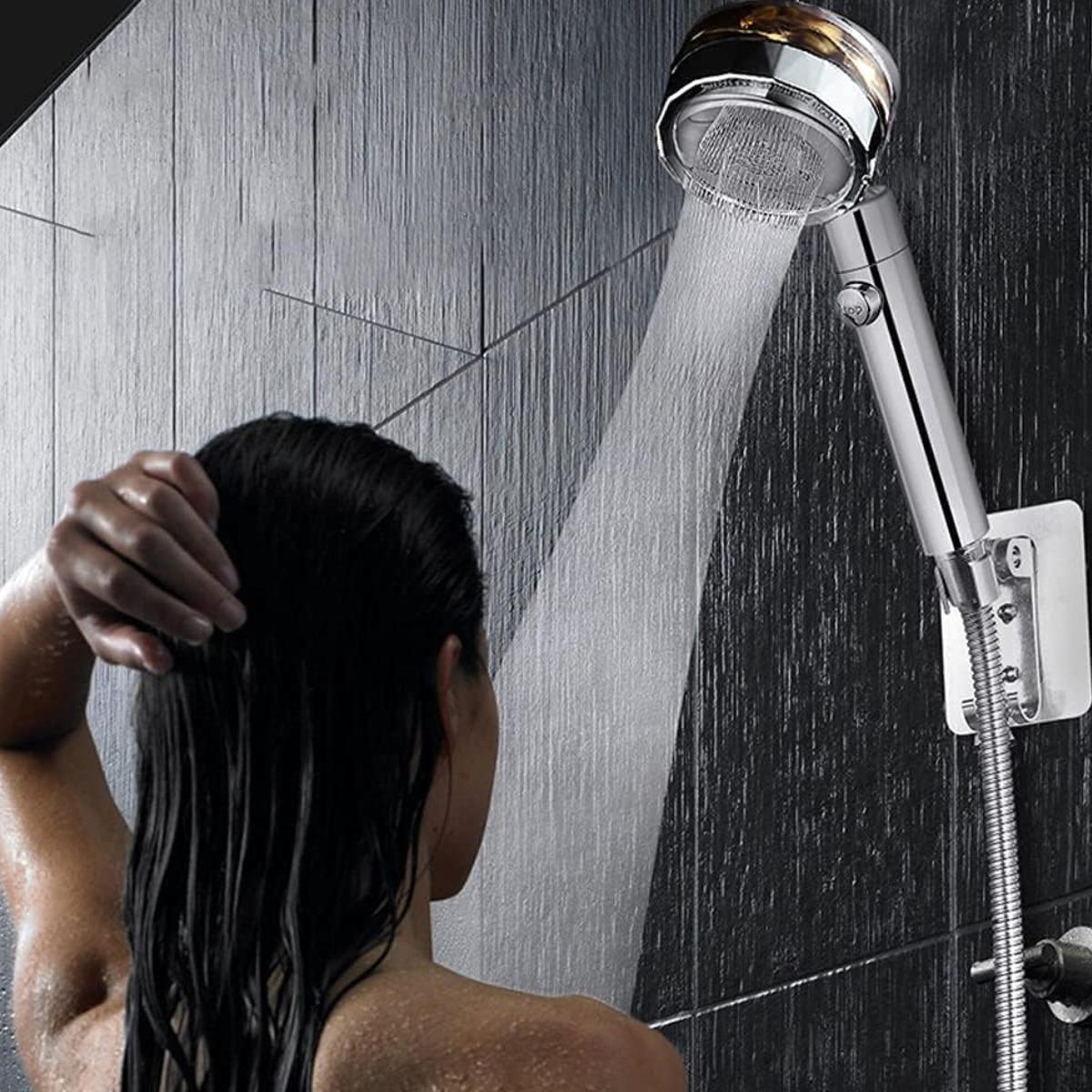 Насадка для душу з вентилятором Turbocharged Shower Head - фото 2