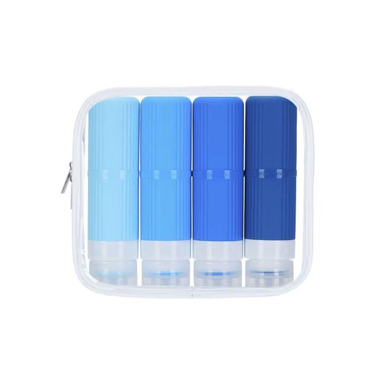 Набор емкостей для поездок GDragon силиконовый 4 шт. по 90 мл Синий (113_2_0_2)