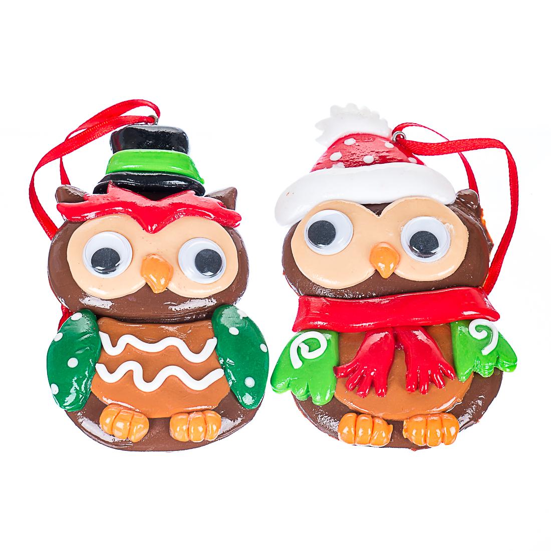 Набор украшений Elisey Праздничная сова 6 шт. (0524J)