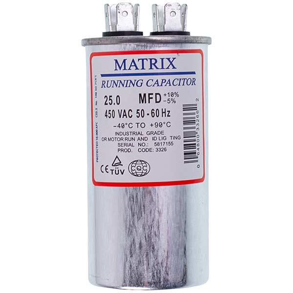 Конденсатор 25uF 450V CBB65 та побутової техніки (00000044060) - фото 3
