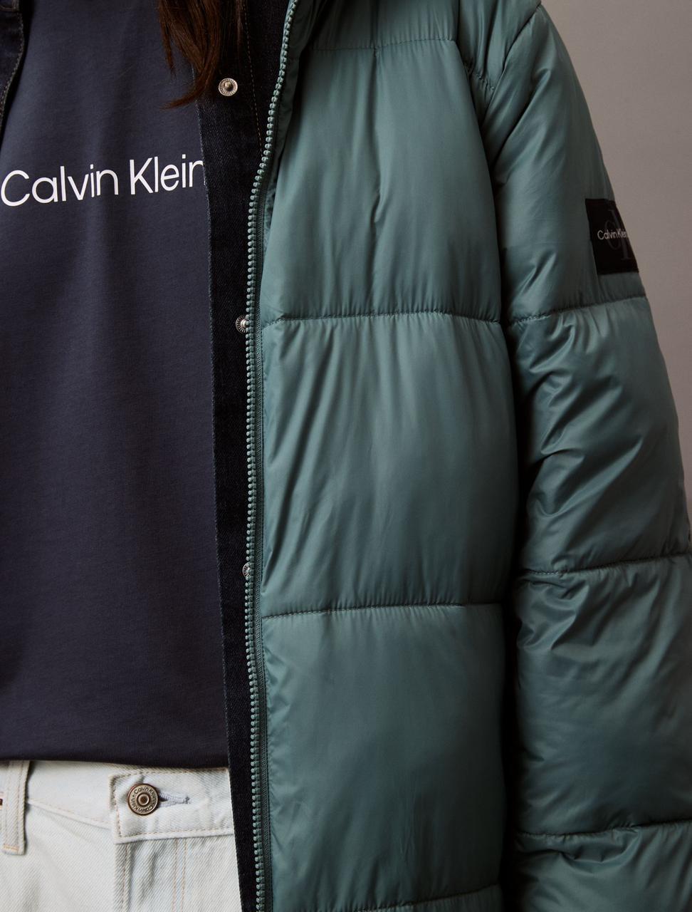 Куртка-пальто жіноча зимова довга Calvin Klein S Зелений (2454152287) - фото 4 Куртка-пальто жіноча зимова довга Calvin Klein S Зелений (2454152287) - фото 4