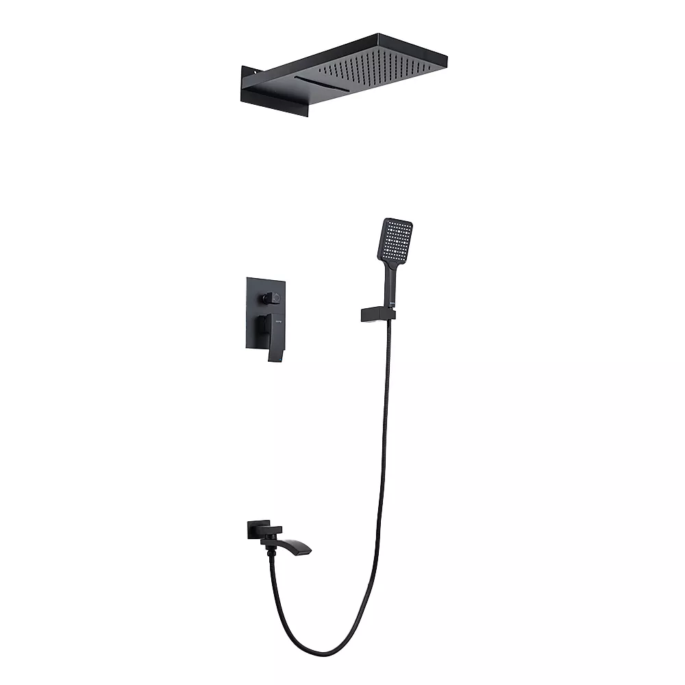 Душова система вбудована Gappo G7107 76 Чорний (1047251)