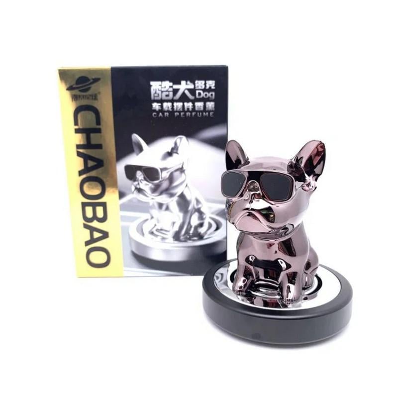 Ароматизатор автомобильный Бульдог с качающийся головой Черный (Leader-4488) - фото 8 Ароматизатор автомобильный Бульдог с качающийся головой Черный (Leader-4488) - фото 8