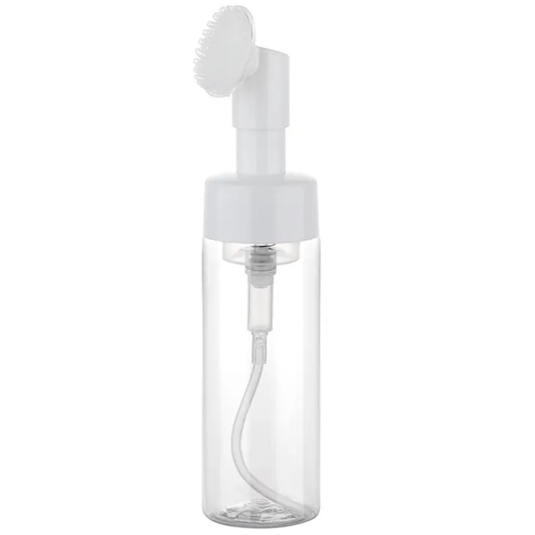 Косметичний флакон пластиковий 42/410 з дозатором щіточкою 150 мл Прозорий (2573947854)