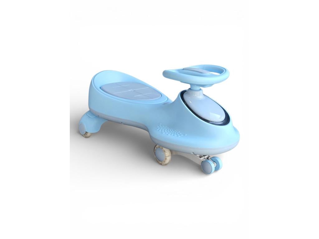 Бибикар детский Alien Car 8089 с LED-подсветкой колес и музыкой безопасная конструкция пластик от 1 года Голубой (8089r-s)