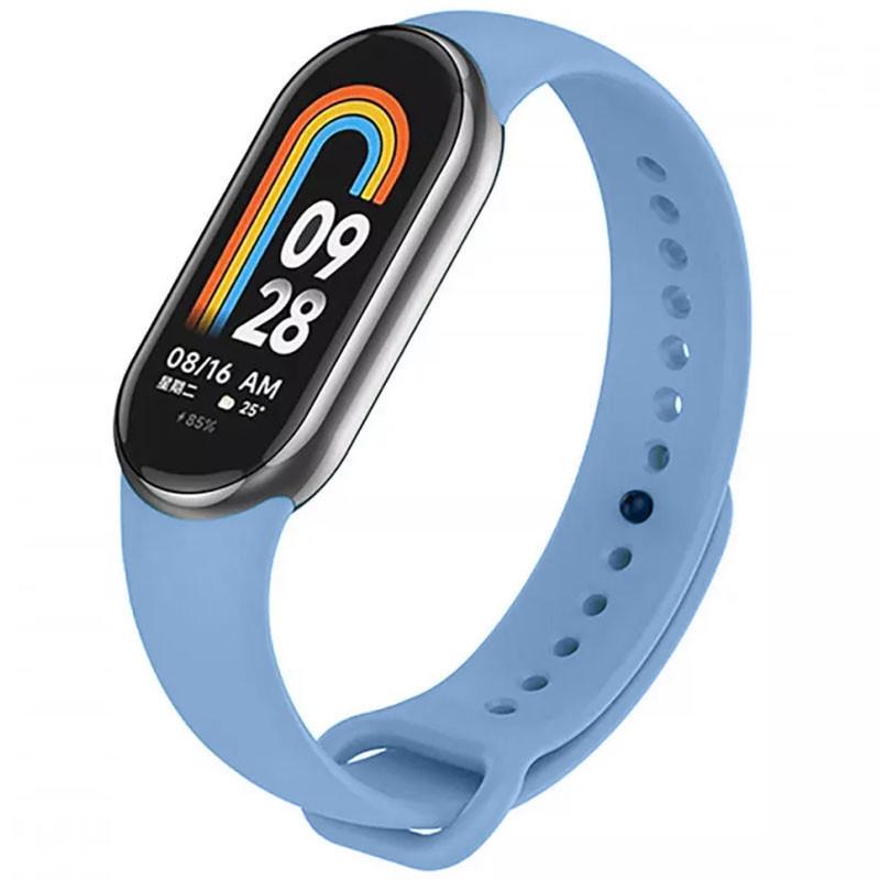 Ремінець силіконовий для Xiaomi Mi Band 8 Блакитний/Denim Blue (00000065484_22)