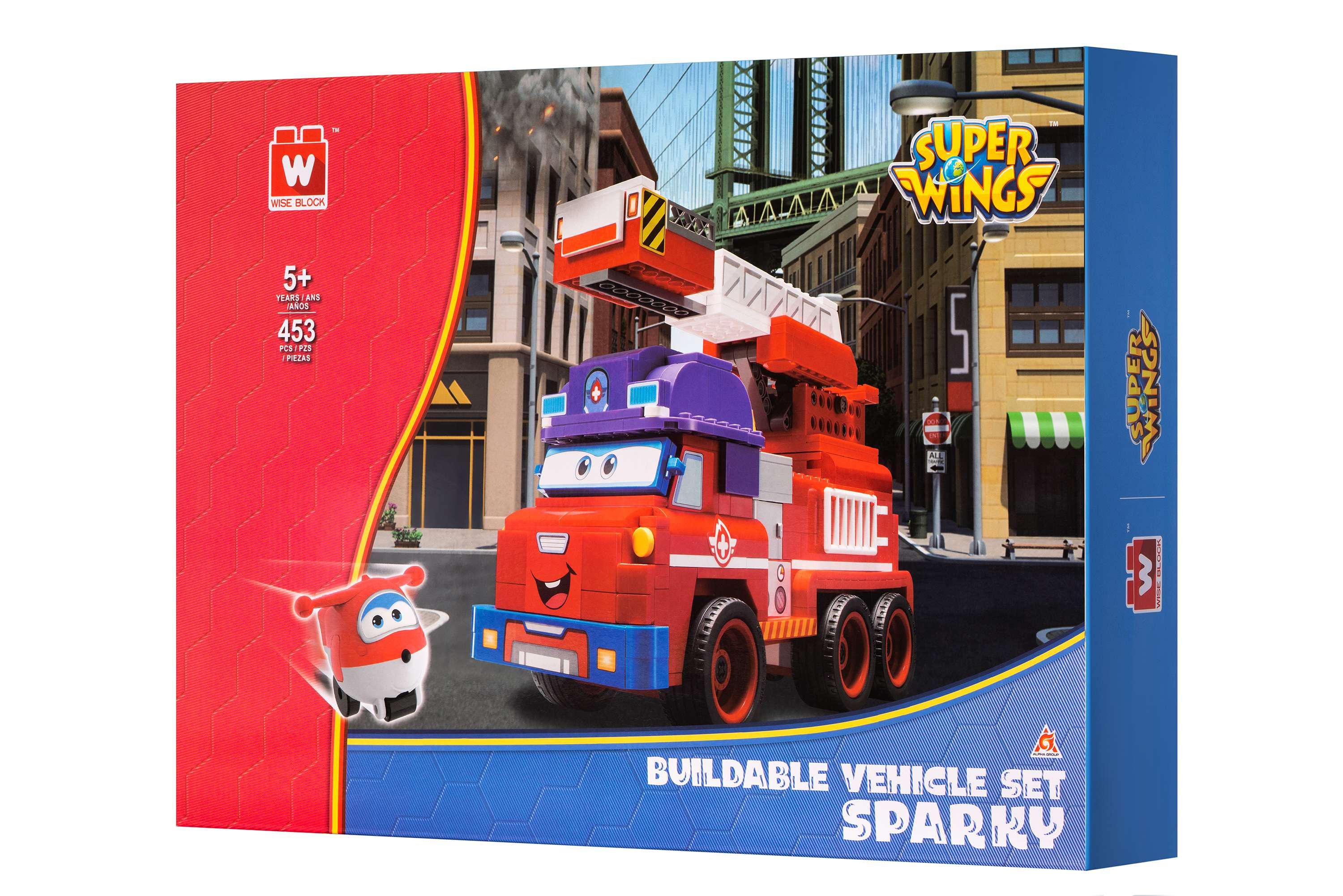 Конструктор Super Wings Small Blocks Buildable Vehicle Set Sparky (EU385011) - фото 6