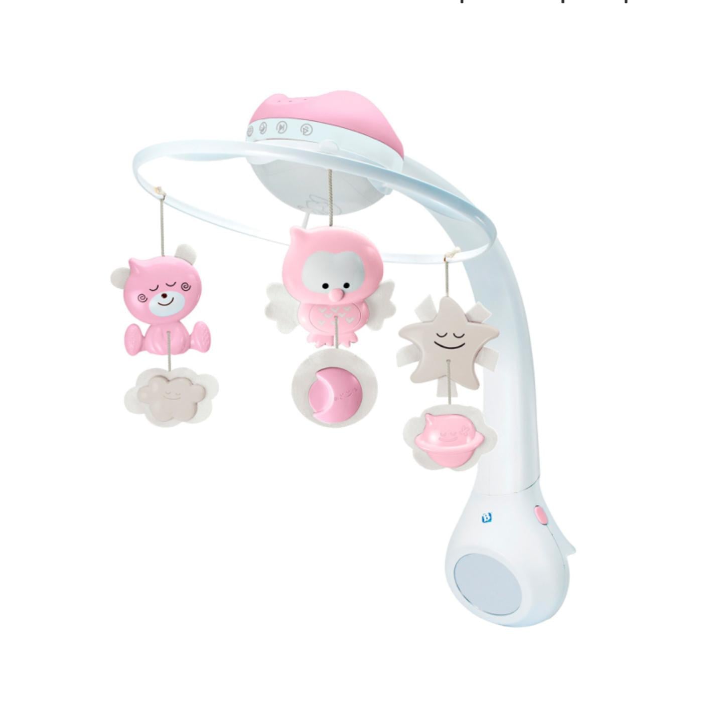 Мобіль з проектором Infantino 3в1 з музикою та нічником Рожевий (33859162)