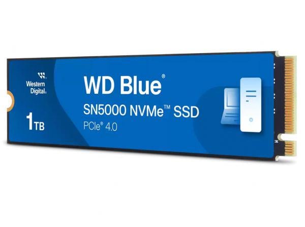 SSD-накопичувач Western Digital Blue SN5000 1Tb PCI-E 4.0 x4 M.2 2280 3D TLC (WDS100T4B0E) - фото 2 SSD-накопичувач Western Digital Blue SN5000 1Tb PCI-E 4.0 x4 M.2 2280 3D TLC (WDS100T4B0E) - фото 2