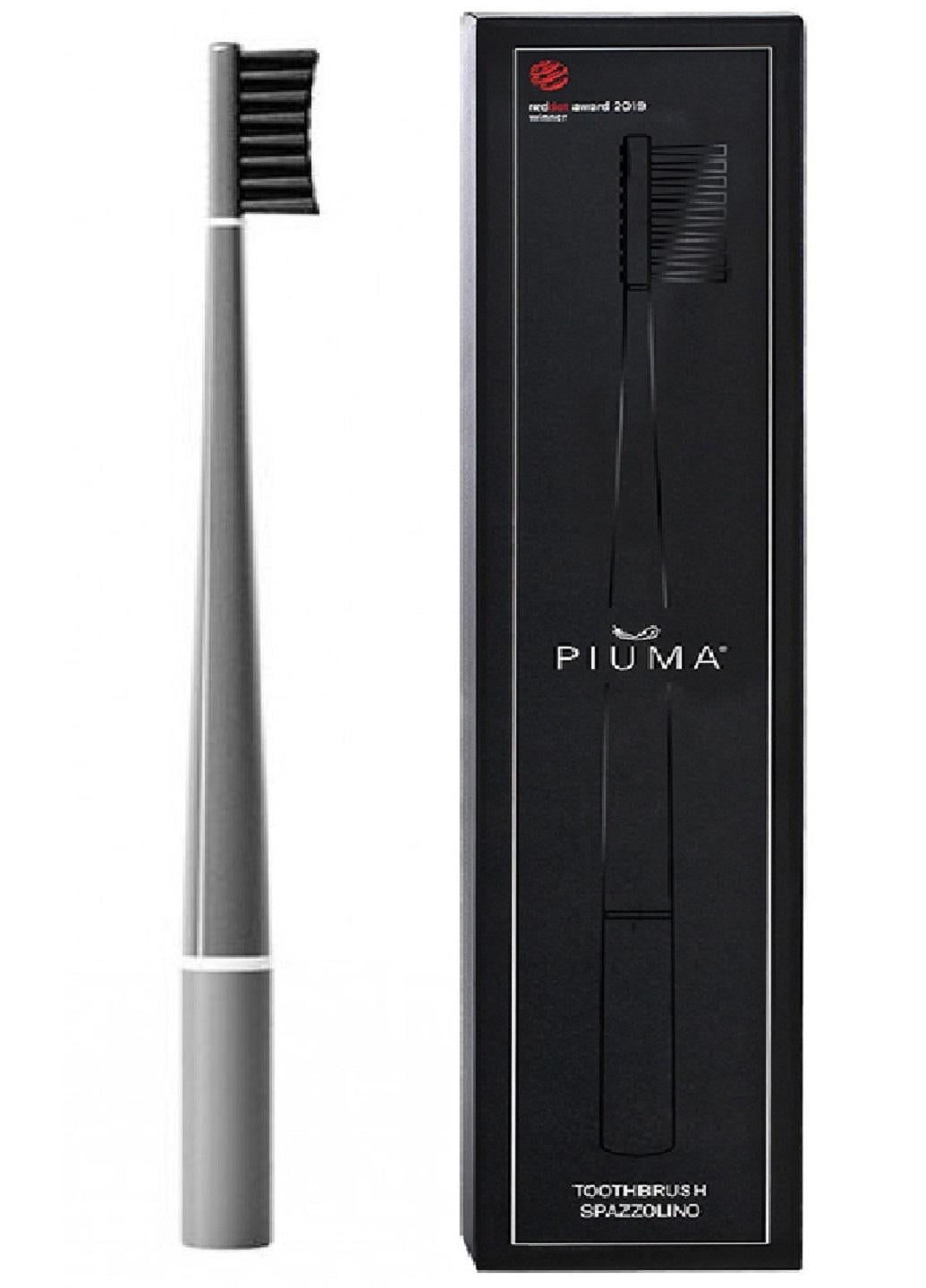 Зубная щетка Piuma Medium Серый (Е-01172)