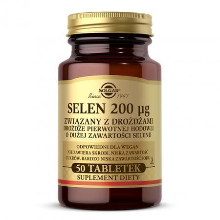 Диетическая добавка Solgar Selen 200 µg 50 таблеток (0621)