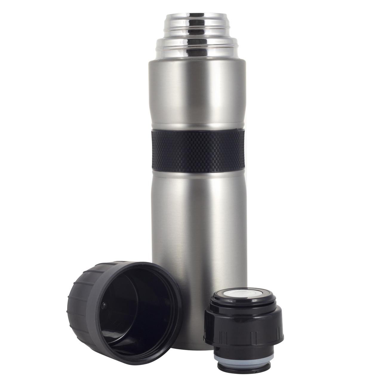 Термос с помповым механизмом Kamille KM-2039 из нержавеющей стали 950 мл Серый (150-84-2039) - фото 5 Термос с помповым механизмом Kamille KM-2039 из нержавеющей стали 950 мл Серый (150-84-2039) - фото 5