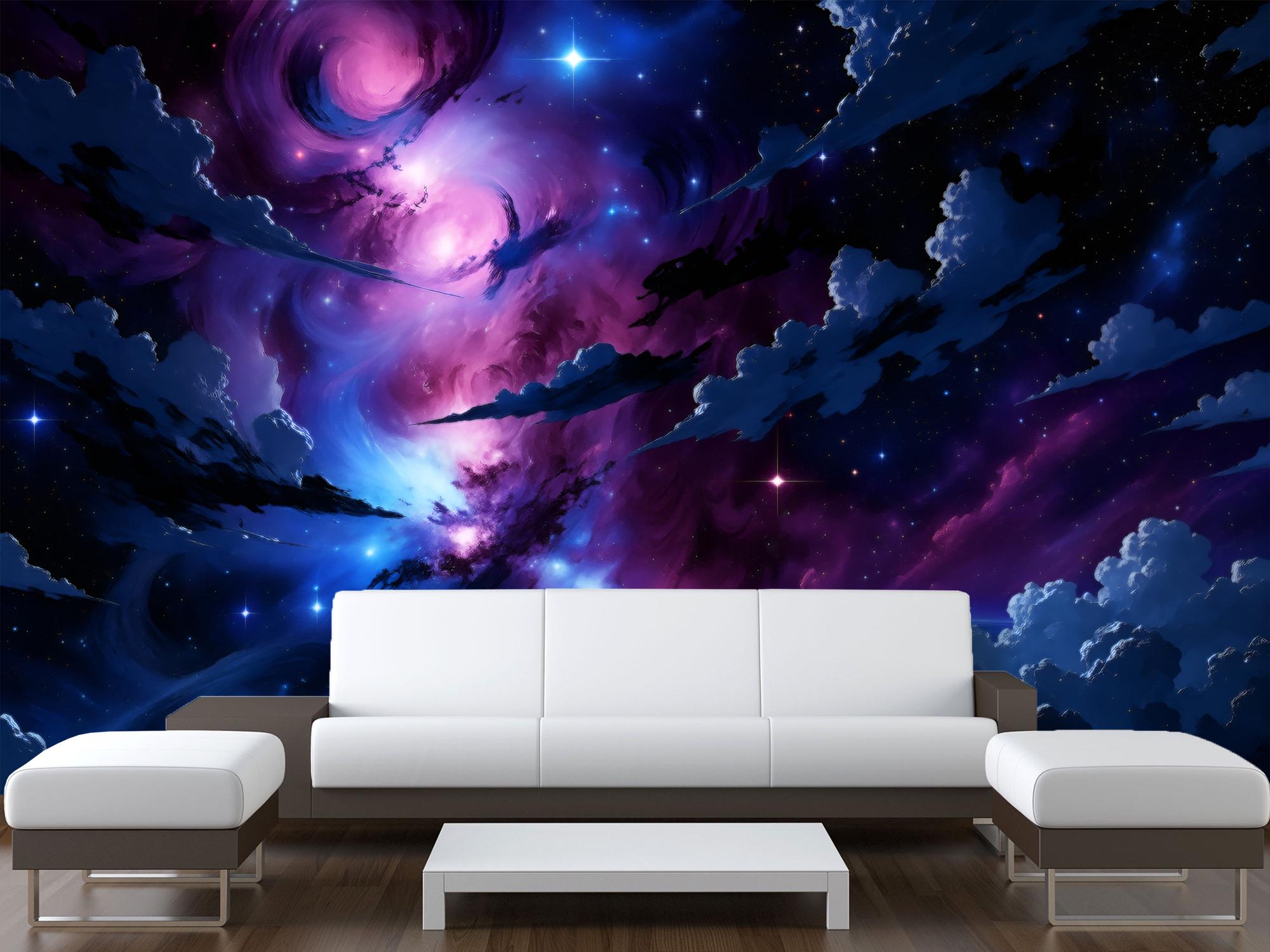 Фотообои флизелиновые Upstream Космический Шторм Света 153х230 см (S5SPC-036/3) - фото 5