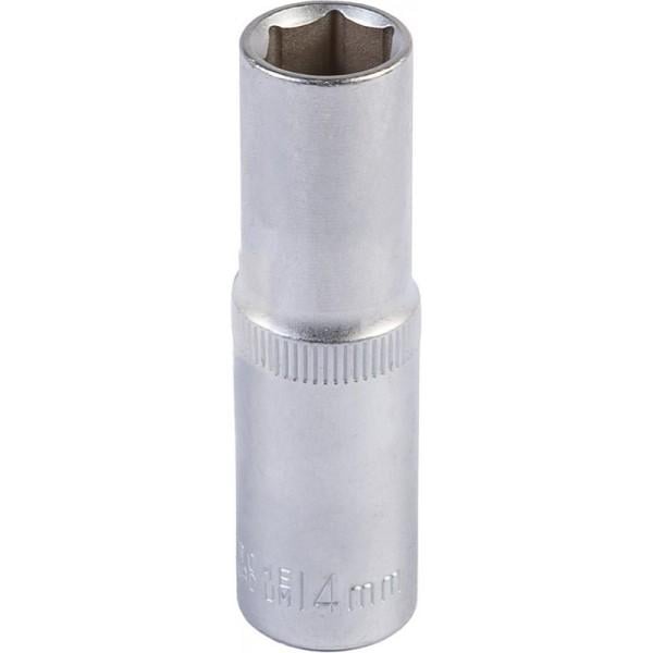 Насадка торцевая 6-гранная удлиненная MasterTool GM CRV 1/2" 14 мм (78-0514)