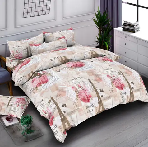 Комплект постельного белья Vital Textile Голд Люкс бязь евро 200х220 см (BLe-653)