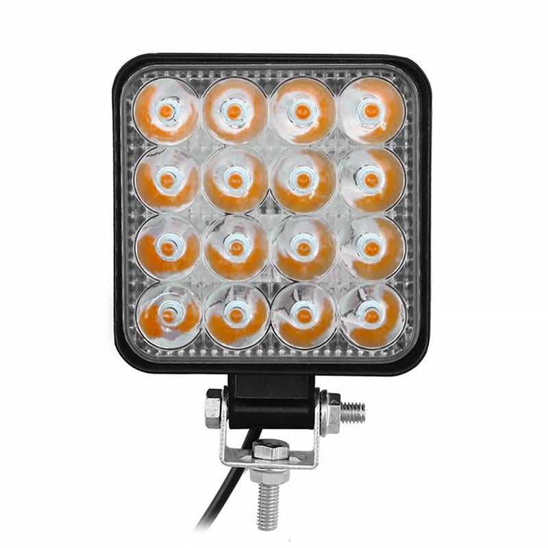 Светодиодная фара DXZ H-MINI-F-16 16 LED 48W Yellow (1588701421)