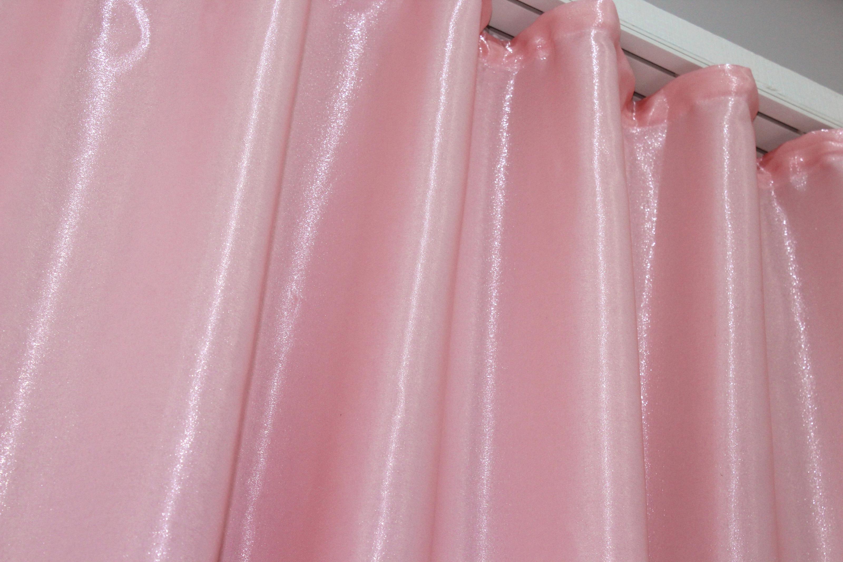 Комплект штор VR-Textil Атлас № 972ш монорей 100х270 см 2 шт. Розовый (31-466) - фото 4 Комплект штор VR-Textil Атлас № 972ш монорей 100х270 см 2 шт. Розовый (31-466) - фото 4