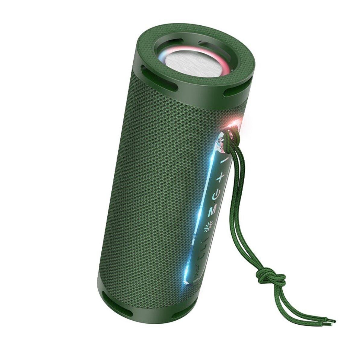 Портативная колонка HOCO HC9 с LED-подсветкой Dazzling Pulse Sports BT Speaker Bluetooth Dark Green (000062)