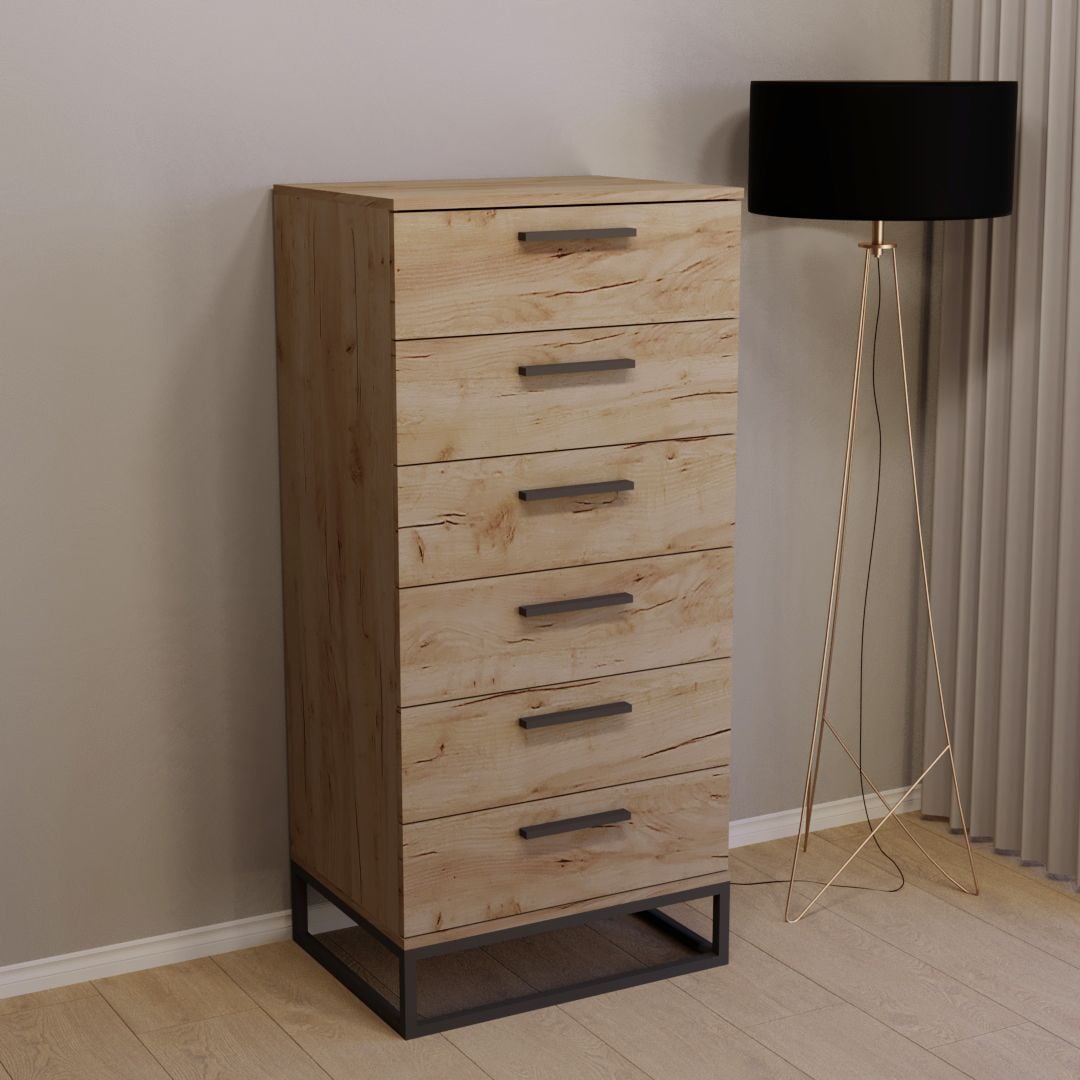 Комод Тиса Мебель 438 Дуб Тахо (9004037) Комод Тиса Мебель 438 Дуб Тахо (9004037)