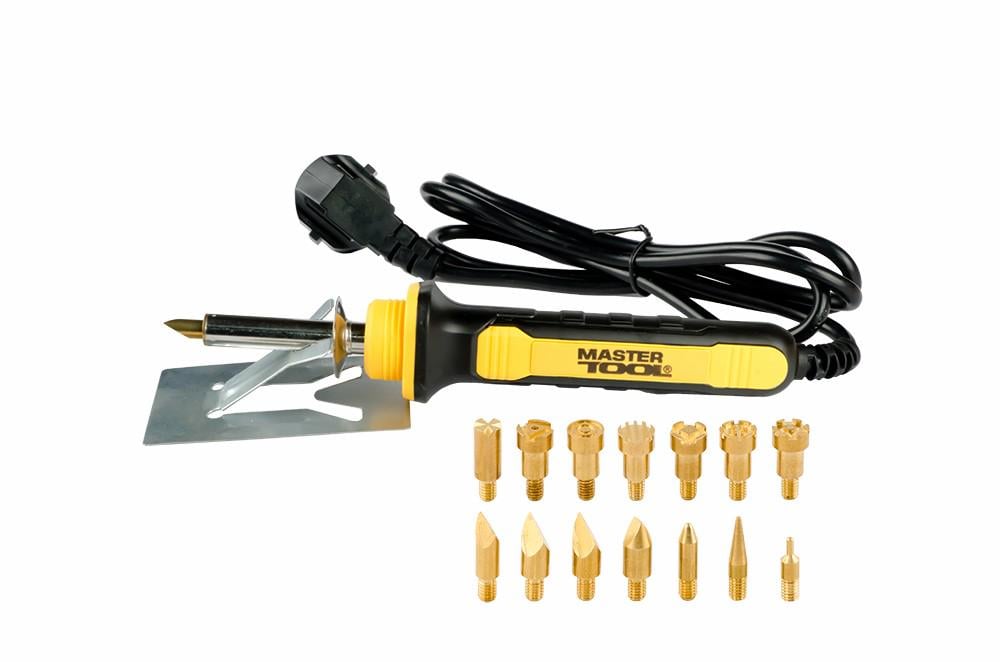 Набор для обжига по дереву MasterTool 30 Вт 220V/50Hz 14 насадок (44-0021)