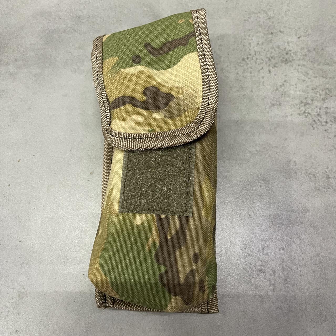 Подсумок закрытого типа под 2 магазина АК/М16 с системой молле Cordura 1000D Мультикам (1733819129)