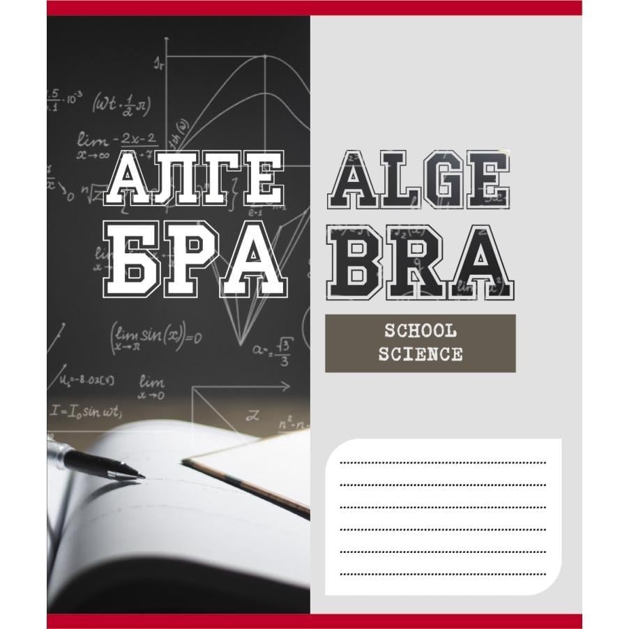 Зошит учнівський Leader Шкільні предмети 048-590128K-4 в клітинку 48 арк. (RLT55360)