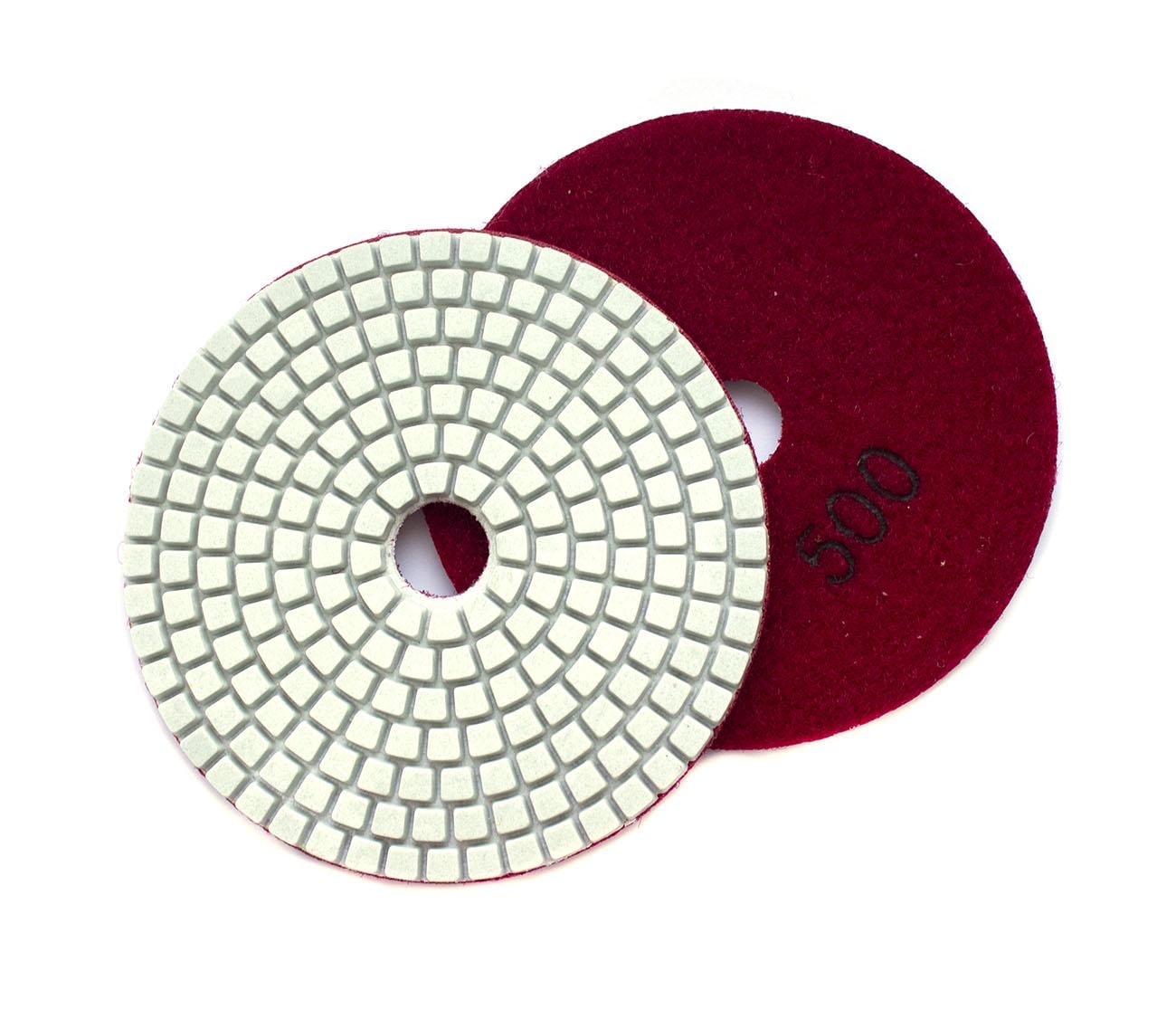 Круг шлифовальный алмазный гибкий Ракушка зерно №500 D-100 мм