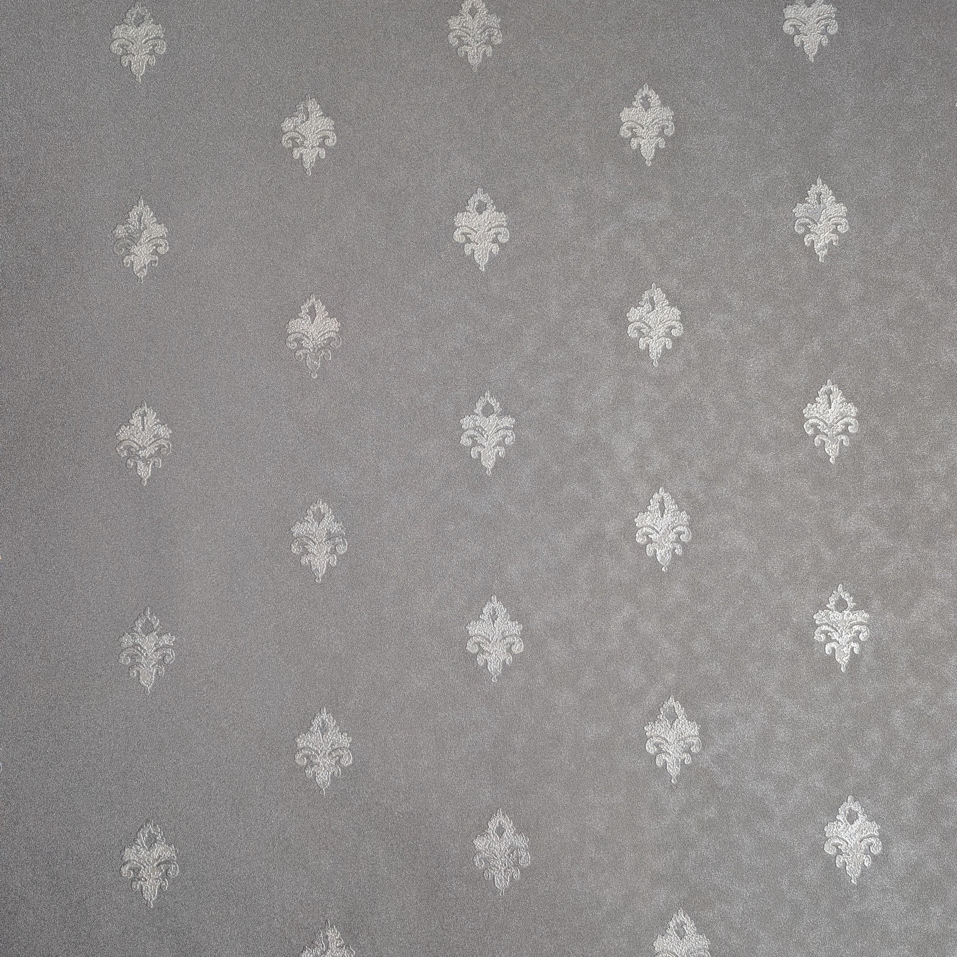 Шпалери вінілові на флізеліновій основі Limonta Bottega D'arte 03D17 Медальйон 1 м Сірий