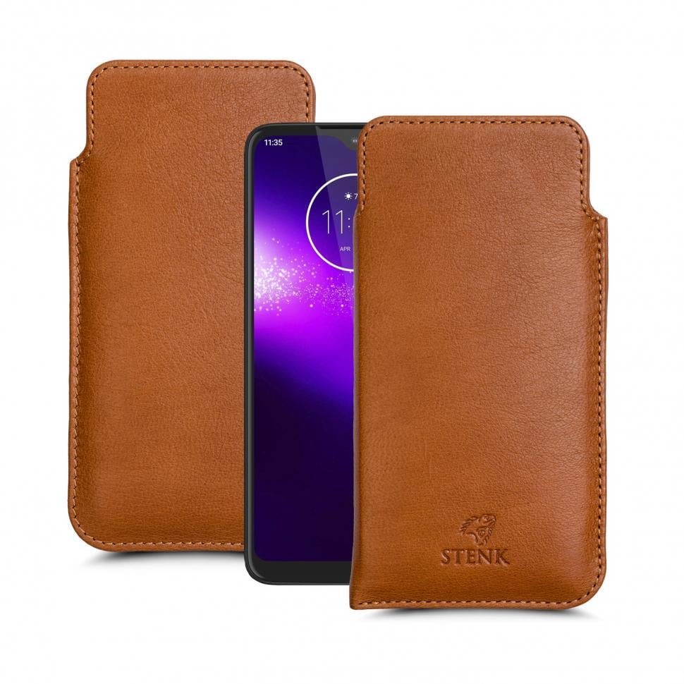Футляр Stenk Elegance для Motorola One Macro Camel (65206)
