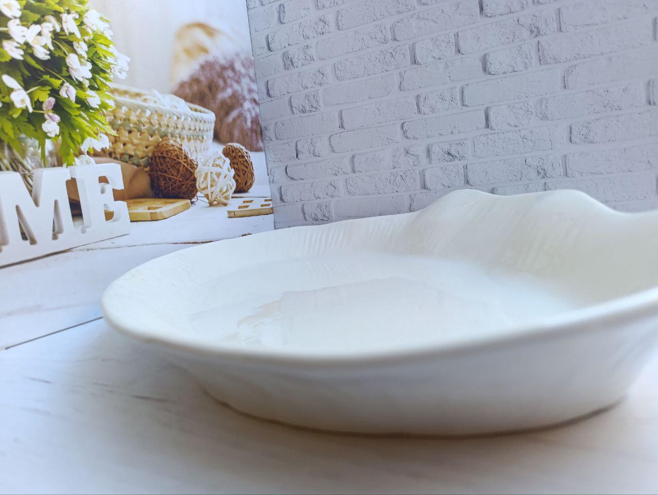 Блюдо сервірувальне Stenson MC5280 порцеляна 51х34х7 см Білий (MC5280) - фото 3 Блюдо сервірувальне Stenson MC5280 порцеляна 51х34х7 см Білий (MC5280) - фото 3