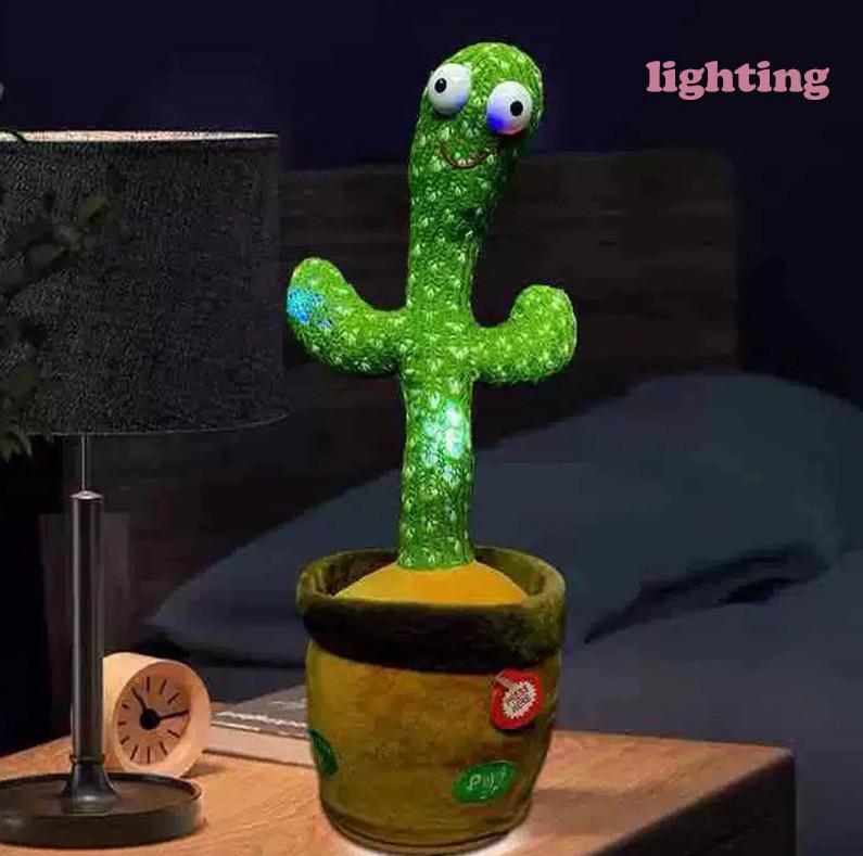 Танцующий и поющий Кактус Повторюшка 120 песен с подсветкой - фото 7 Танцующий и поющий Кактус Повторюшка 120 песен с подсветкой - фото 7