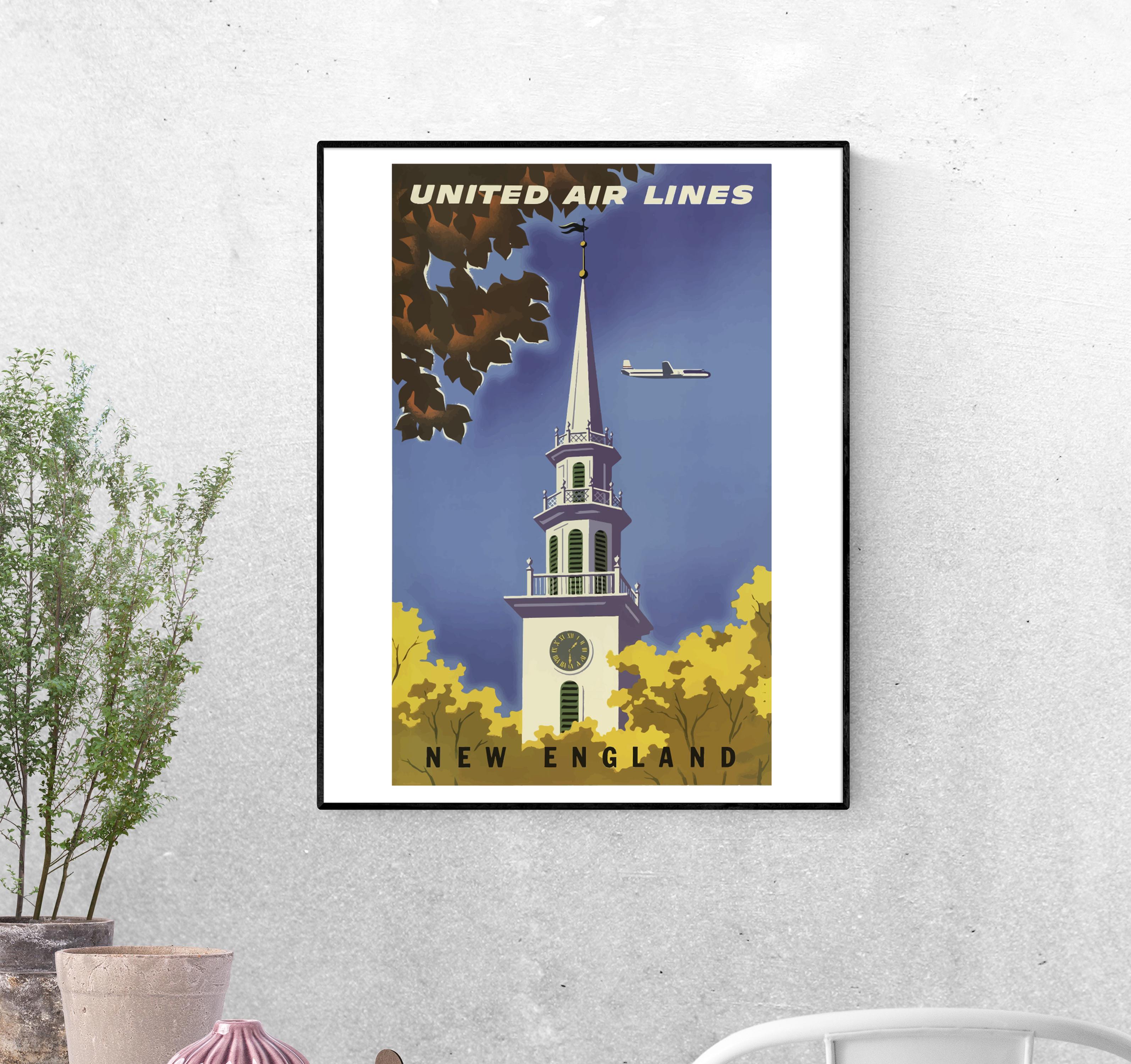 Тревел-постер Белая часовня формат А-2